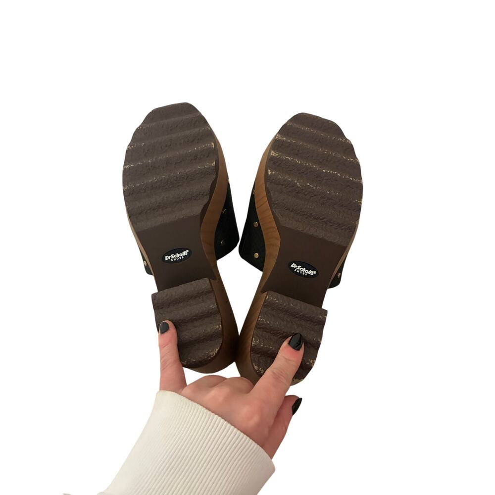 Dr. Scholl's Shoes Women's Wake Up Slide Sandals 6.5 Clog Wedge Comfort Western - Picture 6 of 6